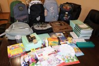Школьники села Сафьянов получили подарки к новому учебному году