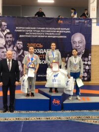 Спортсменки техникума взяли награды Всероссийского турнира по вольной борьбе
