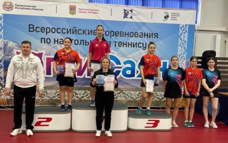 Абаканские теннисистки завоевали все медали на всероссийских соревнованиях «Огни Саян»